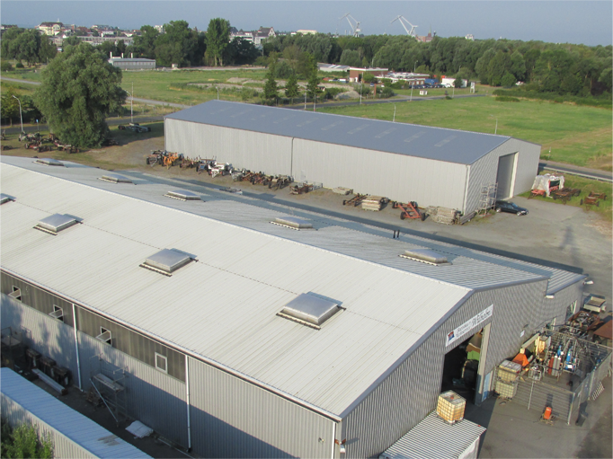 Hallen am Standort Wilhelmshaven